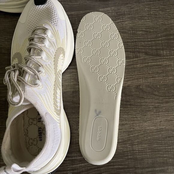 Gucci Run Men White Gray Black Sneakers Shoes 680893 Gucci Size 9.5 US 10 main image 8